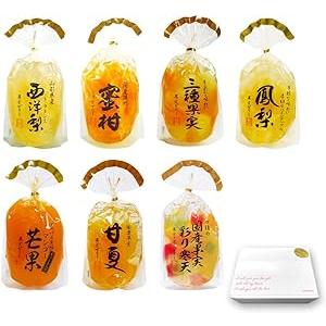 フルーツゼリー ７種 詰め合わせ セット みかん ラ・フランス 甘夏 国産果実彩り寒天 マンゴー 三...