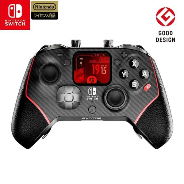 EVOTOP Black ゲームコントローラー Nintendo Switch/PC対応 【任天堂ラ...