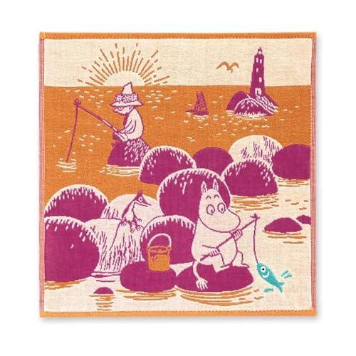 JIKAN STYLE ムーミン MOOMIN はんかち 3重 ガーゼ ハンカチ かけっこ 魚釣り ...