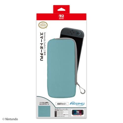 【任天堂ライセンス商品】Nintendo Switch 2 専用スマートポーチPU デニムブルー×グ...