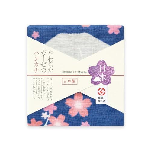 日繊商工 ジャパニーズスタイル ハンカチ 桜と富士 サイズ：約W30 D H30 JS45146