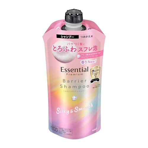 エッセンシャル プレミアム うるおいバリアシャンプー シルキー＆スムース つめかえ用 ３４０ｍｌ