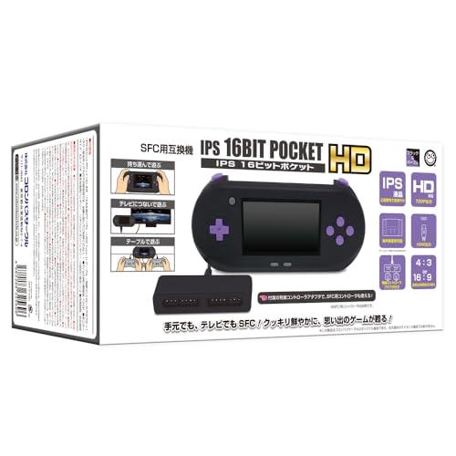 コロンバスサークル（SFC用互換機）IPS 16ビットポケット HD ＜ブラック＆パープル＞ - ス...