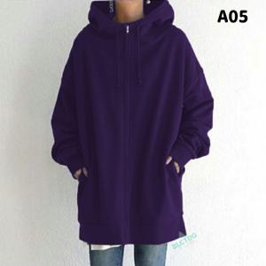 パーカー ボリュームネック 長袖 フード付き ...の詳細画像5