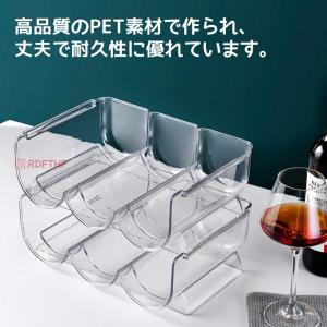 ワインラック クリア 積み重ね式 1〜3本対応...の詳細画像2