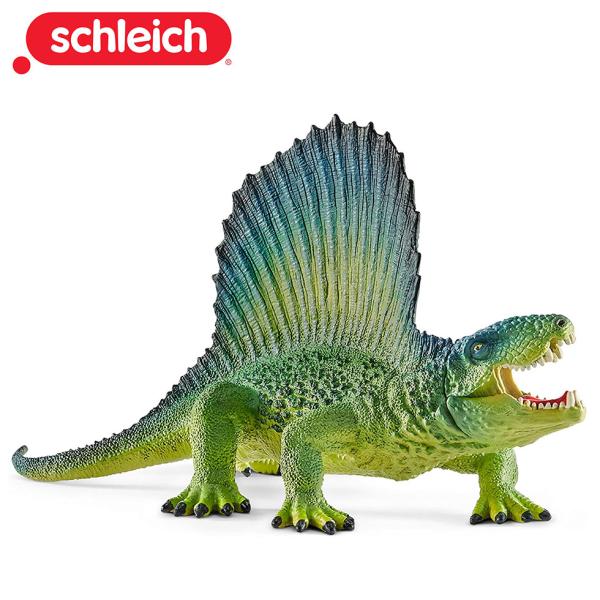 shieich シュライヒ 恐竜 ディメトロドン（グリーン） フィギュア 15011