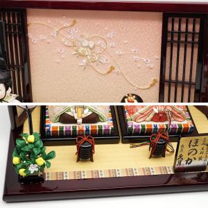 久月作 ほのかシリーズ 祥恵 木目込み親王飾り...の詳細画像4