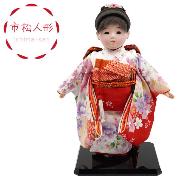 かわいいイマドキの市松人形 10号 ポニーテール 1051-P　いちまさん/ひなまつり/雛人形/ひな...