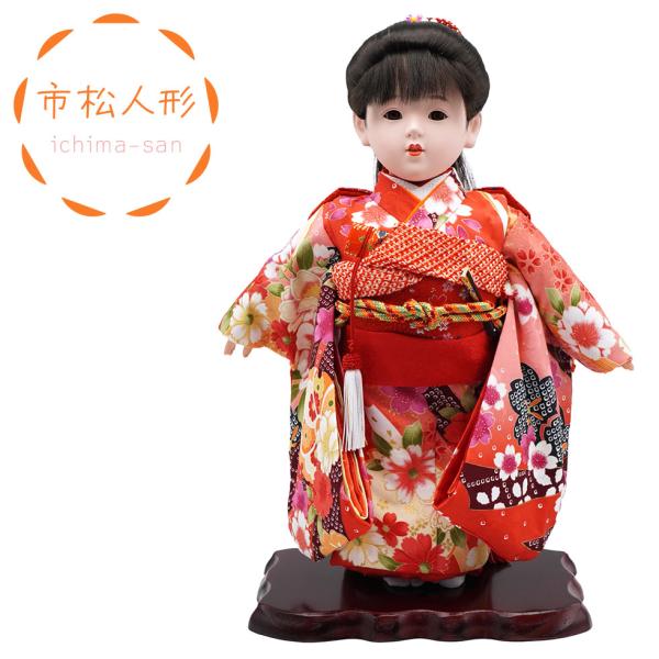 かわいいイマドキの市松人形 12号 ポニーテール 1203-P　いちまさん/ひなまつり/雛人形/ひな...