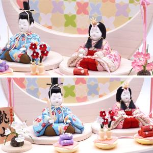 一秀作 江戸木目込 桃山雛 S-2 親王飾り ...の詳細画像3