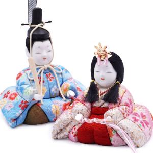 一秀作 江戸木目込 桃山雛 S-2 親王飾り ...の詳細画像4