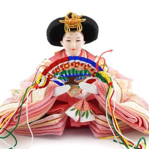久月作 束帯親王飾り 刺繍小桜 収納台セット ...の詳細画像5