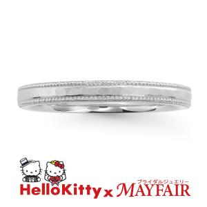 ハローキティの結婚指輪 マリッジリング メンズ タワー・ブリッジ Pt900｜hellokitty-mayfair-j