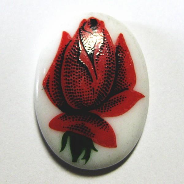 10790-《Vintage・カボション》　オーバル　１８x１３ｍｍ　１個