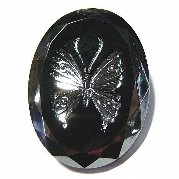 10805-《Vintage・カボション》　オーバル　２５x１８ｍｍ　１個