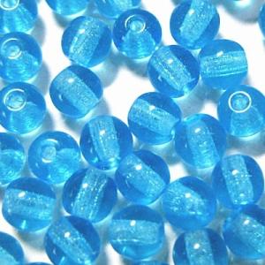 0110-4RD/6002 【チェコ４丸】 アクアマリン　４ミリ　100個/１パック