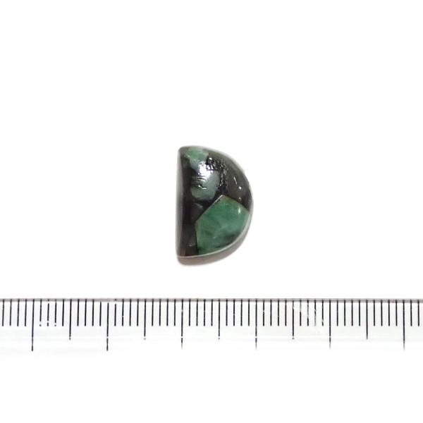 1232-『天然石ルース』　エメラルド（ホール無）　約１５ｘ１０．５mm（１．４ｇ）　１個