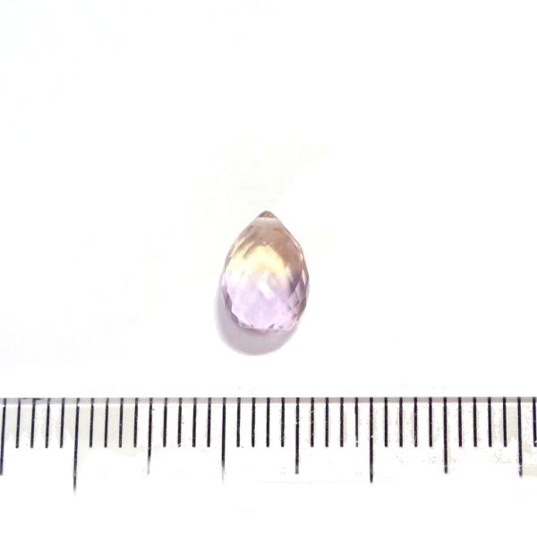 1263-《天然石Special》　アメトリンＡＡ　フラットカットドロップ　８．５ｘ６ｘ４．５ｍｍ　...