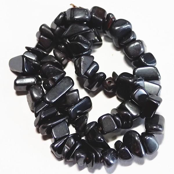 1413-《天然石　さざれ》　ヘマタイト（合成）　約１８cm　１本