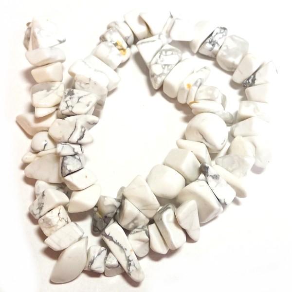 1447-《天然石　さざれ》　ハウライト　約１８cm　１本