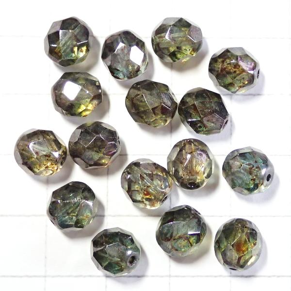 0159-8FC/65431　ラスタートランスグリーン　８ミリ　１６個/１パック