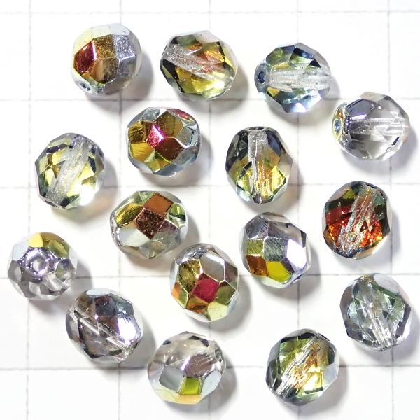 0187-8FC/28001　クリスタルマレア　８ミリ　１６個/１パック