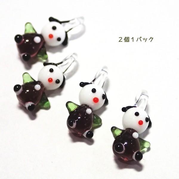 20574-《チェコハンドメイド・ミニガラスチャーム》　女の子　１４ｍｍ　２個/１パック