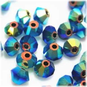 2124-SB3JE-AB2X スワロフスキー 3mmソロバン ジェットAB2X 25個/1パック