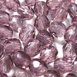 0214-6FC/296　ライトアメジスト　６ミリ　２５個/１パック