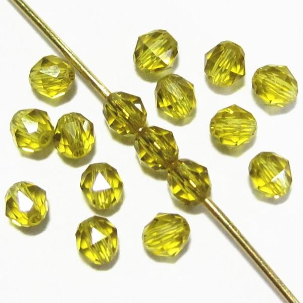 22030-swarovski　＃5025　ライム　４mm　１６個/１パック