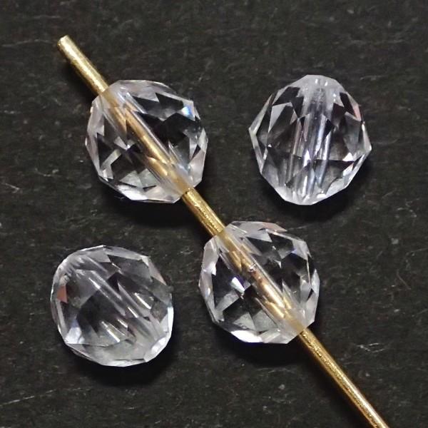 22033-swarovski　＃5025　クリア　６mm　４個/１パック