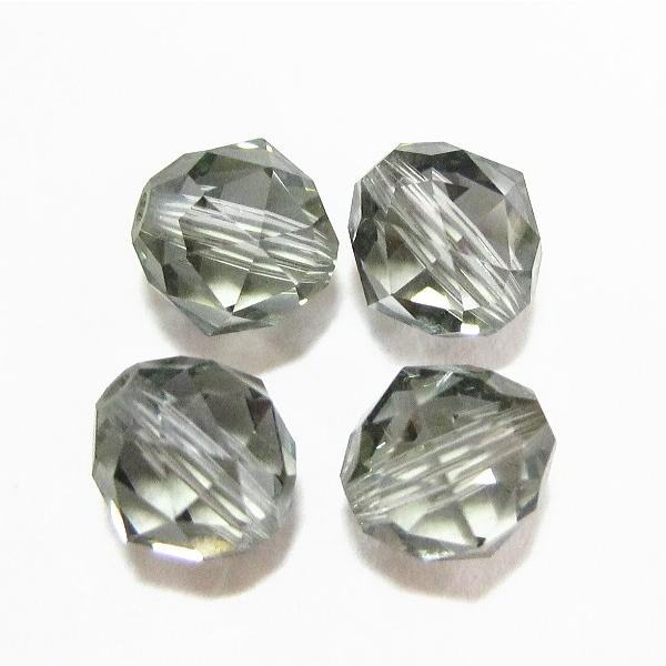 22036-swarovski　＃5025　ブラックダイヤモンド　６mm　４個/１パック
