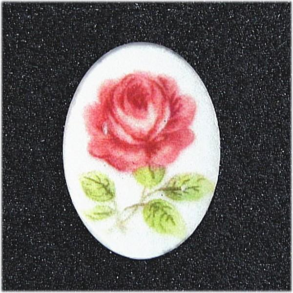 22112-《Vintage・カボション》　オーバル　２５x１８ｍｍ　１個