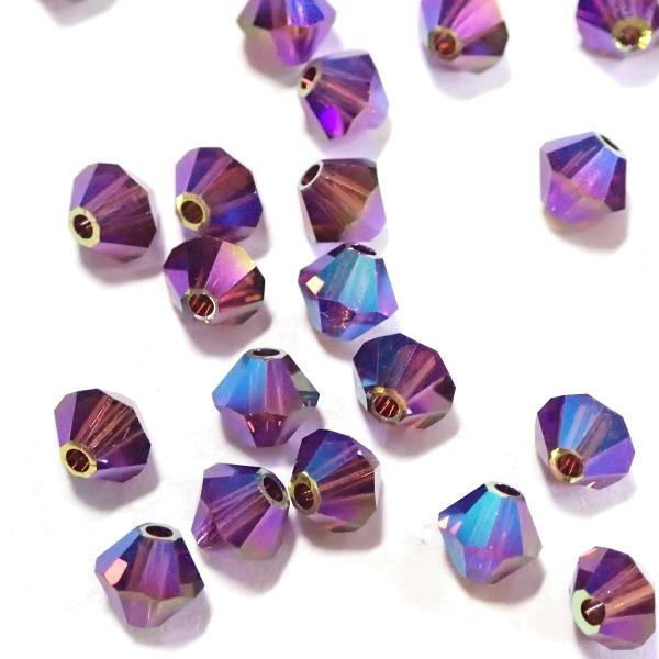 2274-SB4BU-AB2X スワロフスキー ４mmソロバン バーガンディーAB2X 25個/1パ...