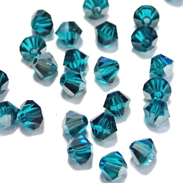 2304-SB4ZI-S スワロフスキー ４mmソロバン ブルージルコンサテン 25個/1パック