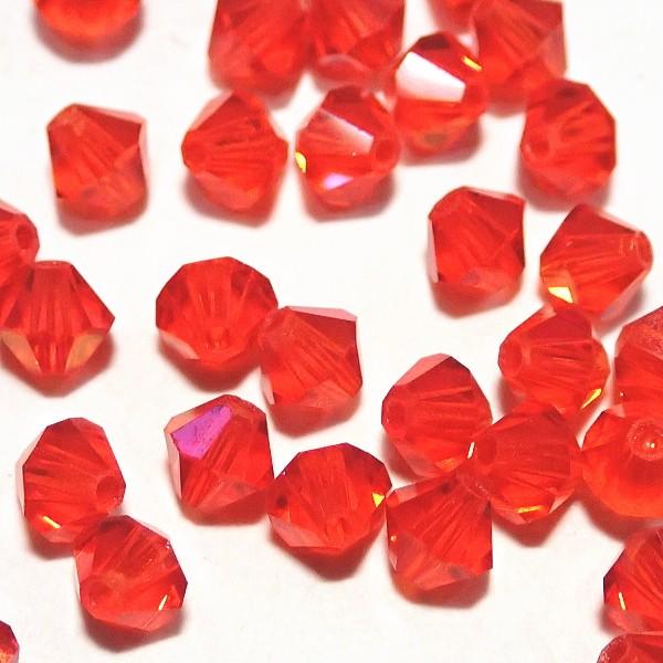 2401-SB4ＨＹ-ＣＨＡ スワロフスキー ４mmソロバン ヒヤシンス・シャンパン　25個/1パッ...