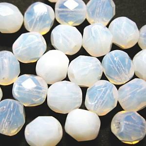 0245-6FC/0100　ミルキーホワイト　６ミリ　２５個/１パック