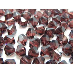 2561-SB6BU スワロフスキー 6mmソロバン　バーガンディ 25個/1パック