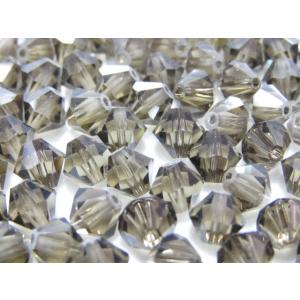 2563-SB6SQ スワロフスキー 6mmソロバン　スモーキークオーツ 25個/1パック