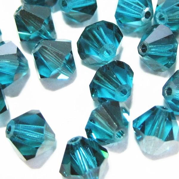 2567-ＳＢ６ＺＩ-Ｓ　スワロフスキー 6mmソロバン　ブルージルコン・サテン　２５個/１パック