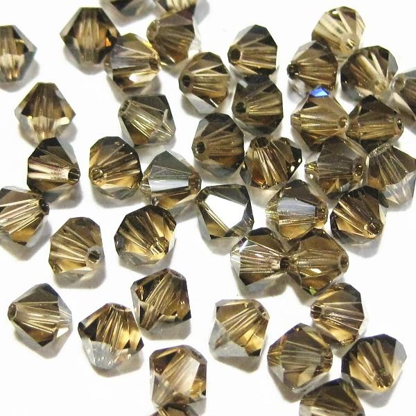 2596-ＳＢ５ＬＣＴ-Ｓ　スワロフスキー 5mmソロバン　ライトコロラドトパーズ・サテン　２５個/...