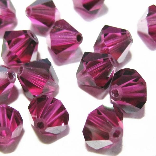 2627-ＳＢ６ＦＵ-Ｓ　スワロフスキー 6mmソロバン　フィッシャー・サテン　２５個/１パック