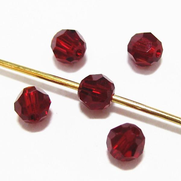 2676-swarovski　＃5000　シャム　４mm　５個/１パック