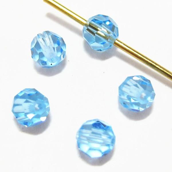 2678-swarovski　＃5000　アクアマリン　４mm　５個/１パック