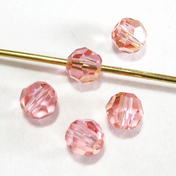 2682-swarovski　＃5000　ライトローズ-シャンパン　４mm　５個/１パック