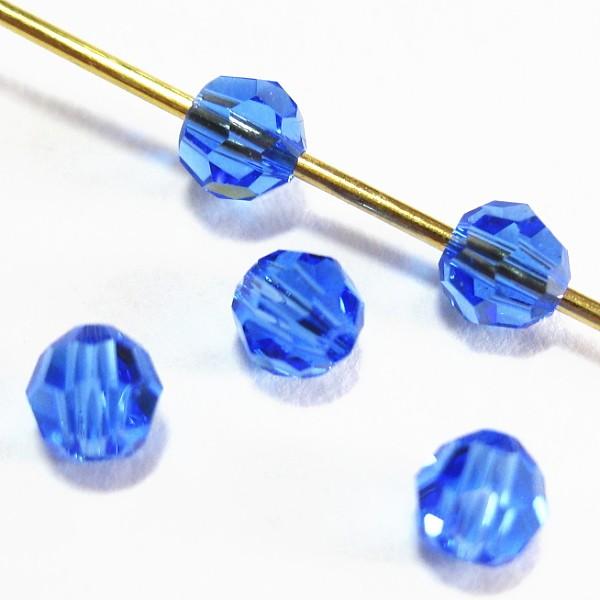 2700-swarovski　＃5000　サファイア　４mm　５個/１パック
