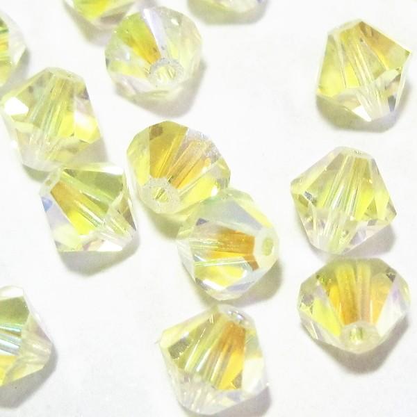 2847-ＳＢ６ＪＯＮ-ＡＢ２Ｘ　スワロフスキー 6mmソロバン　ジョンクィル・オーロラ２Ｘ　２５個...