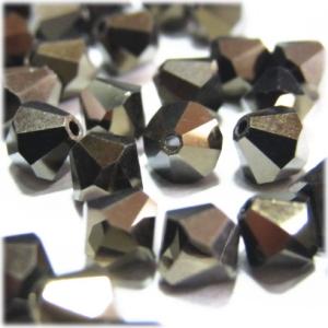 2849-ＳＢ５ＪＥ-Ｎｕｔ２Ｘ　スワロフスキー 5mmソロバン　ジェット-ナット２Ｘ　２５個/１パ...