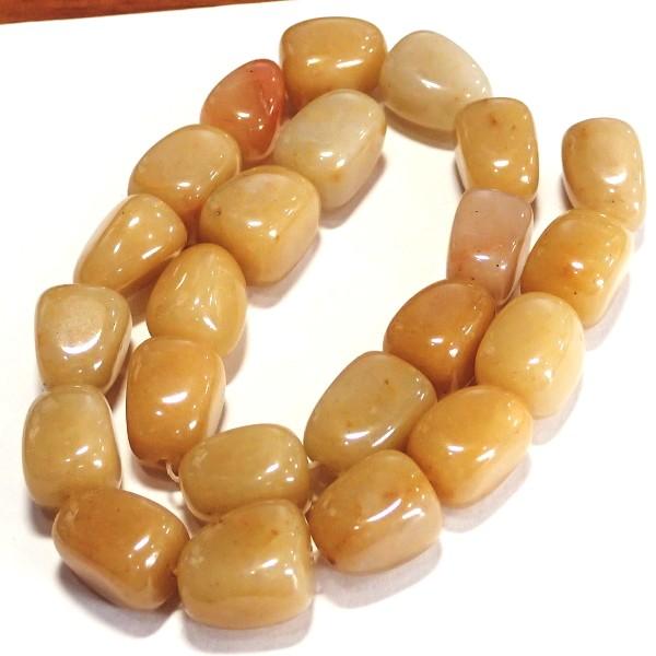 30199-《天然石５００円均一》　イエローアベンチュリン　フリースクエア　１８x１４mm平均　約３...