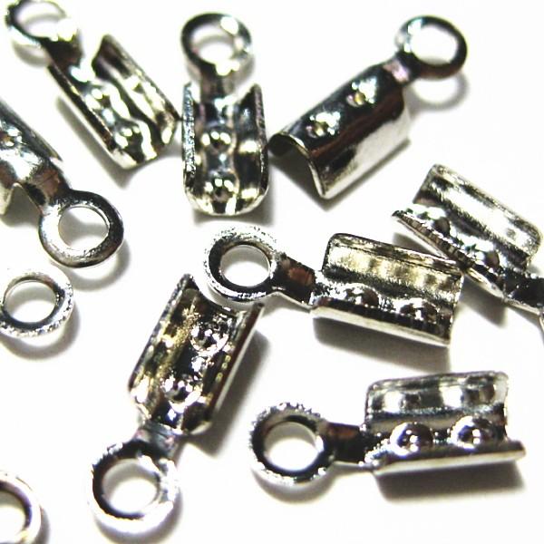 3024-【基本パーツ】　かしめパーツ　銀色　１mm用　２０個/１セット